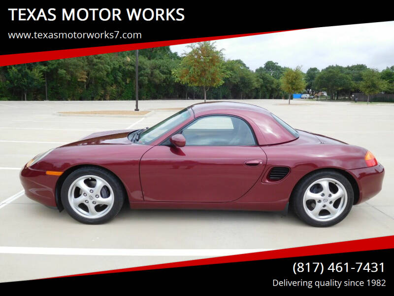 1998 Porsche Boxster for sale at TEXAS MOTOR WORKS in Arlington TX