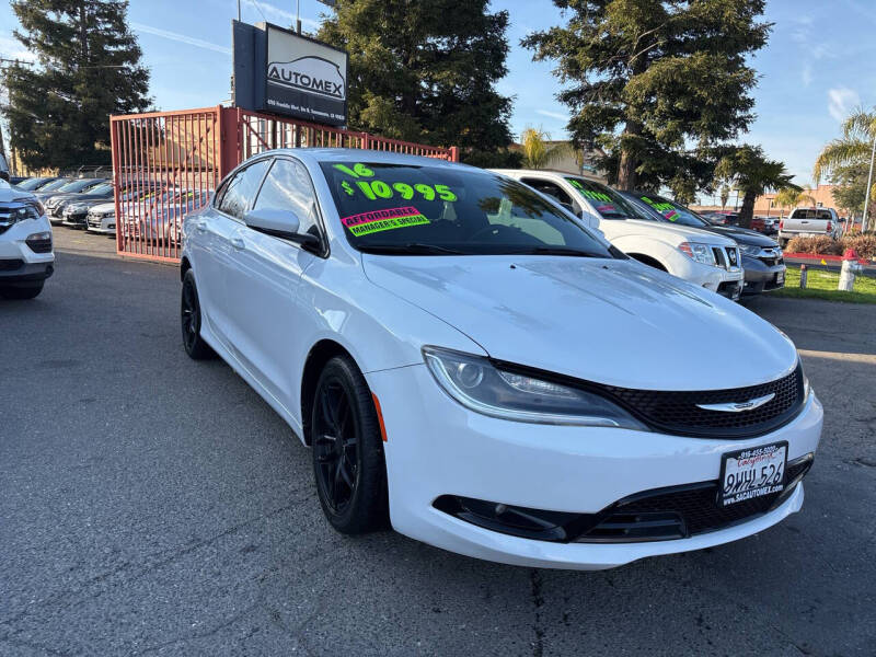 2016 Chrysler 200 for sale at AUTOMEX in Sacramento CA