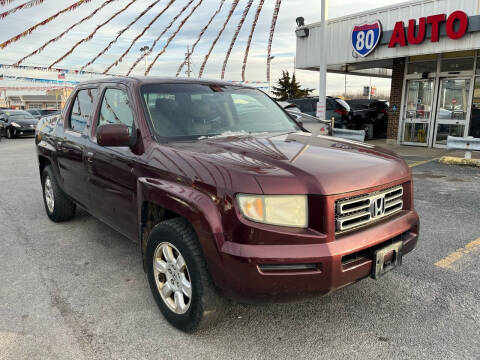 2007 Honda Ridgeline for sale at I-80 Auto Sales in Hazel Crest IL