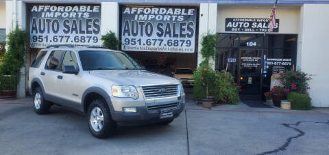 2006 Ford Explorer for sale at Affordable Imports Auto Sales in Murrieta CA