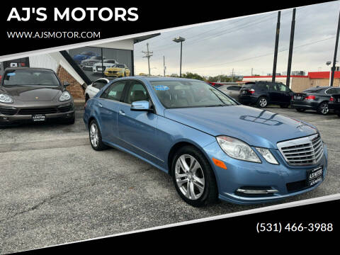 2011 Mercedes-Benz E-Class for sale at AJ'S MOTORS in Omaha NE