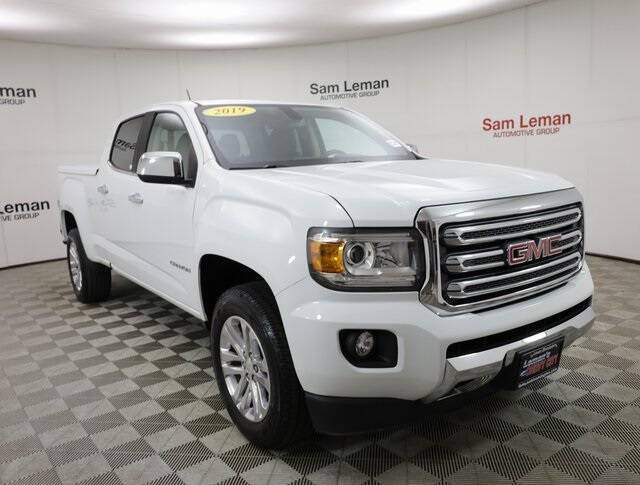 Used 2019 GMC Canyon SLT with VIN 1GTG5DEN5K1198521 for sale in Bloomington, IL