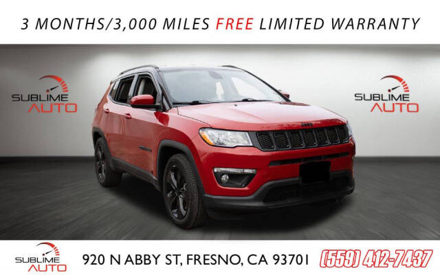 2020 Jeep Compass for sale at SUBLIME AUTO in Fresno, CA