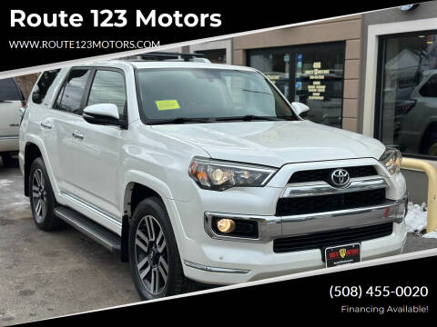 2015 Toyota 4Runner for sale at Route 123 Motors in Norton MA