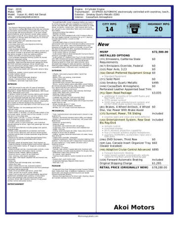 2019 GMC Yukon XL Denali