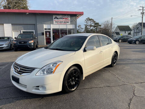 2012 Nissan Altima for sale at AutoPro Virginia LLC in Virginia Beach VA