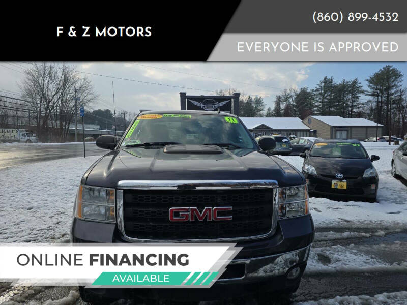 2011 GMC Sierra 2500HD for sale at F & Z MOTORS in Vernon Rockville CT