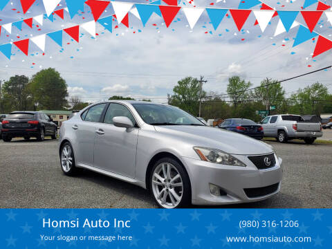 2007 Lexus IS 250 for sale at Homsi Auto Inc in Kannapolis NC