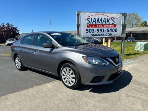 2018 Nissan Sentra for sale at Siamak's Car Company llc in Woodburn OR