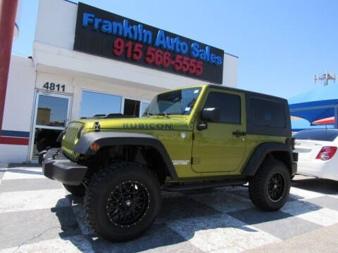 2010 Jeep Wrangler for sale at Franklin Auto Sales in El Paso TX
