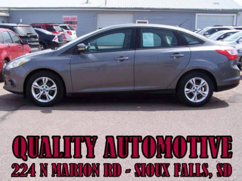 2013 Ford Focus for sale at Quality Automotive in Sioux Falls SD