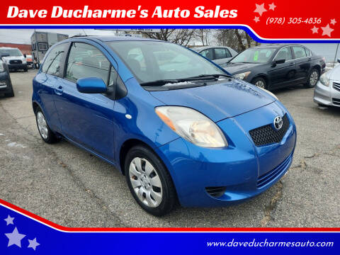 2008 Toyota Yaris for sale at Dave Ducharme's Auto Sales in Lowell MA