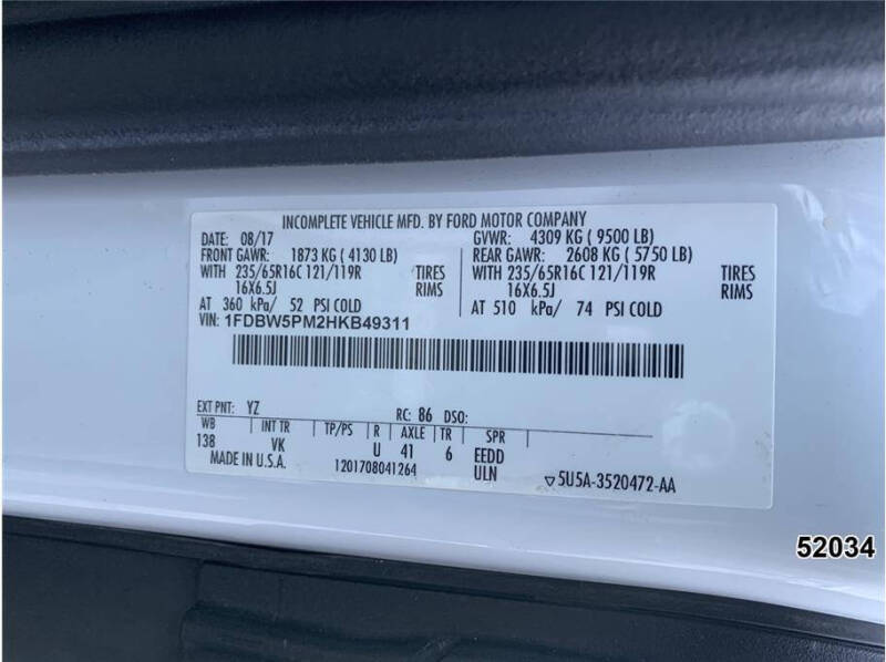 2017 Ford Transit 350