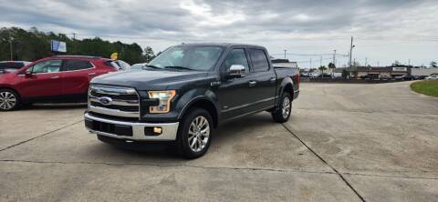 2015 Ford F-150 for sale at WHOLESALE AUTO GROUP in Mobile AL