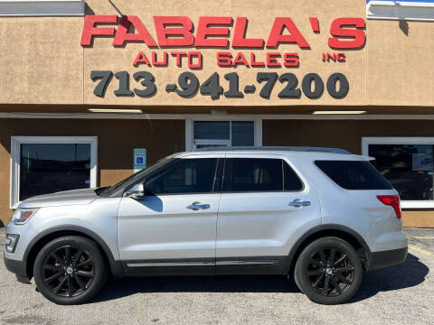 2017 Ford Explorer for sale at Fabela's Auto Sales Inc. in South Houston TX