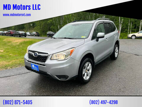 2014 Subaru Forester for sale at MD Motors LLC in Williston VT