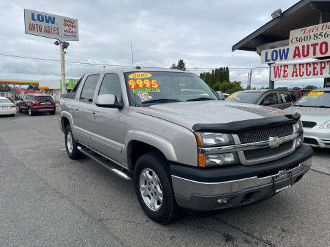 2005 Chevrolet Avalanche for sale at Low Auto Sales in Sedro Woolley WA