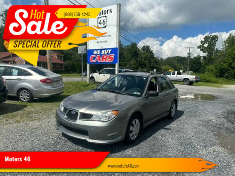 2007 Subaru Impreza for sale at Motors 46 in Belvidere NJ