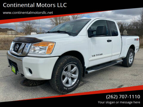 2012 Nissan Titan for sale at Continental Motors LLC in Hartford WI