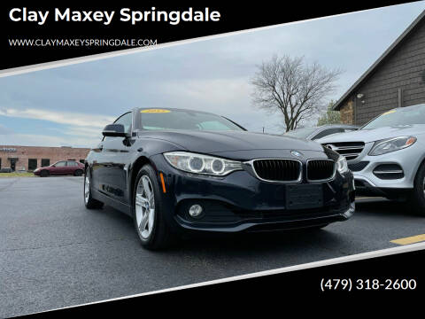 2015 BMW 4 Series for sale at Clay Maxey Springdale in Springdale AR