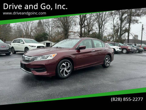 2016 Honda Accord for sale at Drive and Go, Inc. in Hickory NC