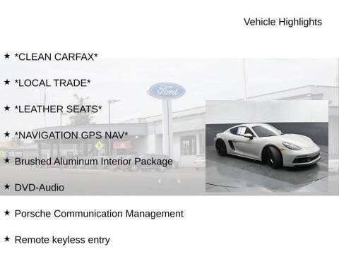 2018 Porsche 718 Cayman GTS