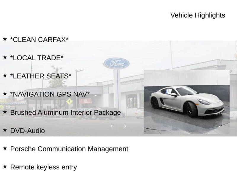 2018 Porsche 718 Cayman GTS