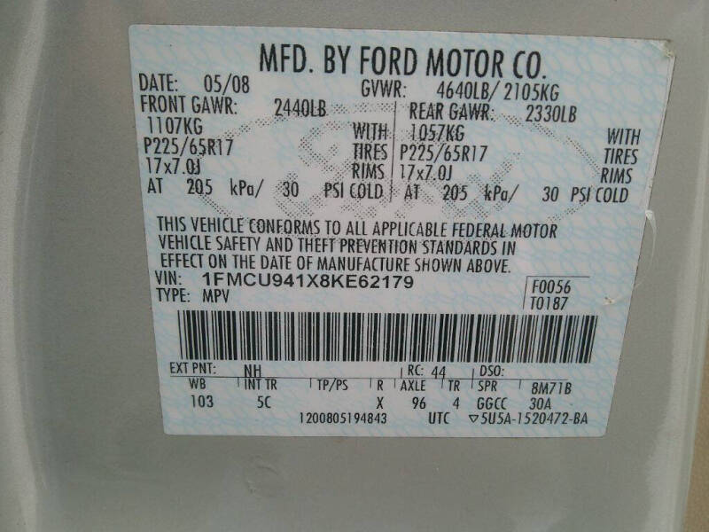 2008 Ford Escape Limited