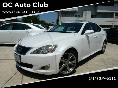 2009 Lexus IS 250 for sale at OC Auto Club in Midway City CA
