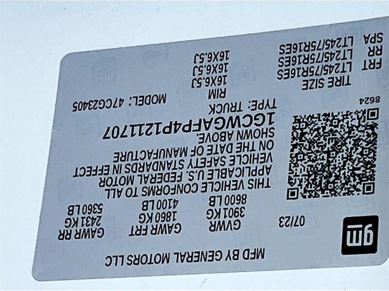 2023 Chevrolet Express 2500