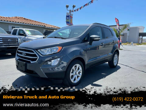 2019 Ford EcoSport for sale at Rivieras Truck and Auto Group in Chula Vista CA