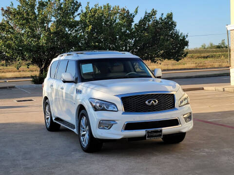 2016 Infiniti QX80 for sale at America's Auto Financial in Houston TX