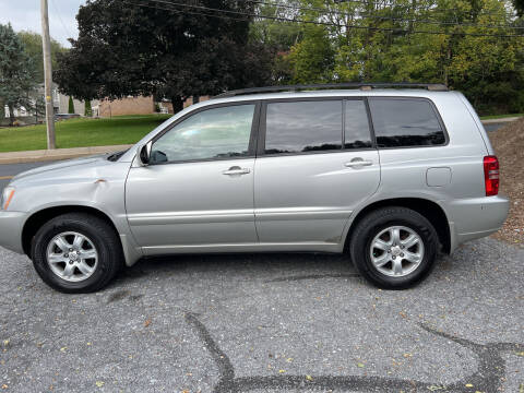 2002 Toyota Highlander for sale at GRAHAM'S AUTO SALES & SERVICE INC in Ephrata PA