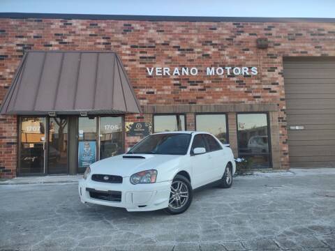 2004 Subaru Impreza for sale at Verano Motors in Addison IL