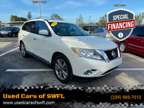 2016 Nissan Pathfinder for sale at Used Cars of SWFL in Fort Myers FL