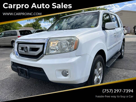 2011 Honda Pilot for sale at Carpro Auto Sales in Chesapeake VA