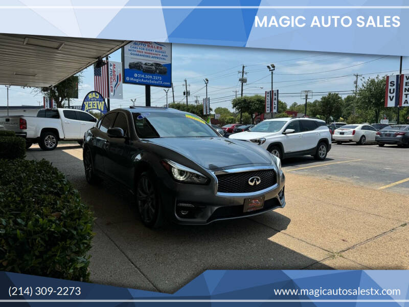 2016 Infiniti Q70 for sale at Magic Auto Sales in Dallas TX