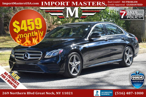 2019 Mercedes-Benz E-Class for sale at Import Masters in Great Neck NY