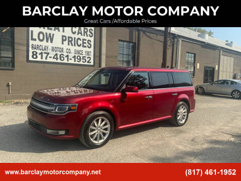 2018 Ford Flex for sale at BARCLAY MOTOR COMPANY in Arlington TX