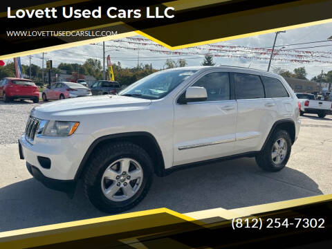 2012 Jeep Grand Cherokee for sale at Lovett Used Cars LLC in Washington IN