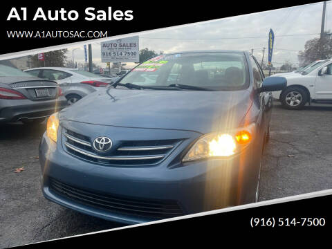2013 Toyota Corolla for sale at A1 Auto Sales in Sacramento CA