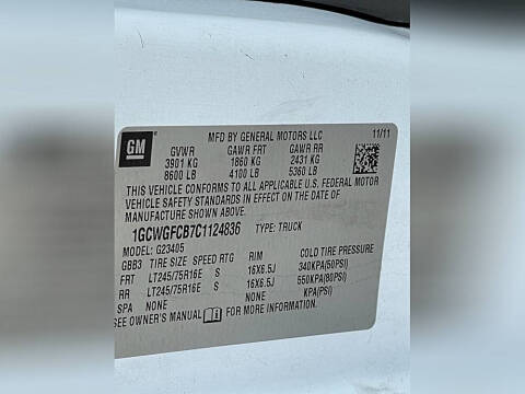 2012 Chevrolet Express 2500