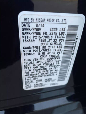 2014 Nissan Rogue Select S