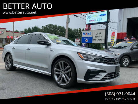 2019 Volkswagen Passat for sale at BETTER AUTO in Attleboro MA