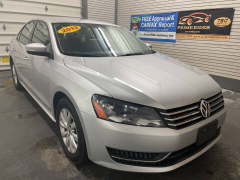 2013 Volkswagen Passat for sale at Prime Rides Autohaus in Wilmington IL