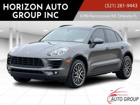 2016 Porsche Macan for sale at HORIZON AUTO GROUP INC in Orlando FL