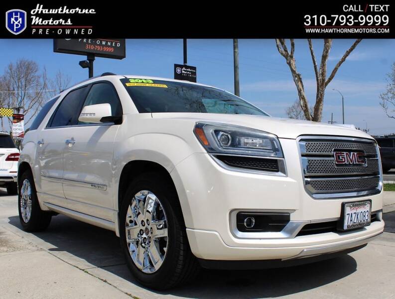 2013 GMC Acadia for sale at Hawthorne Motors Pre-Owned in Lawndale CA