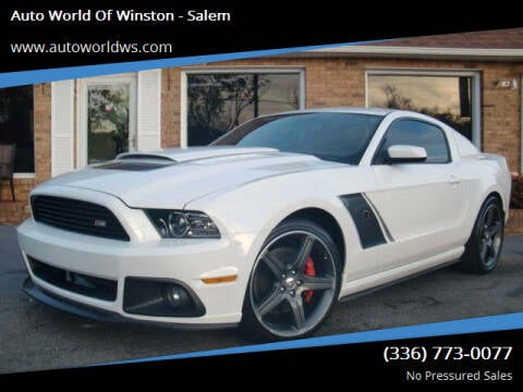 2014 Ford Mustang for sale at Auto World Of Winston - Salem in Winston Salem NC