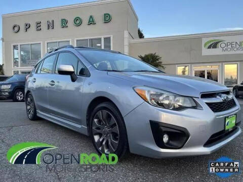 2013 Subaru Impreza for sale at OPEN ROAD MOTORSPORTS in Lynnwood WA