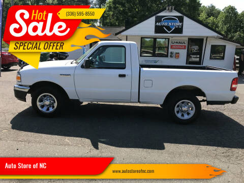 2008 Ford Ranger for sale at Auto Store of NC in Walkertown NC